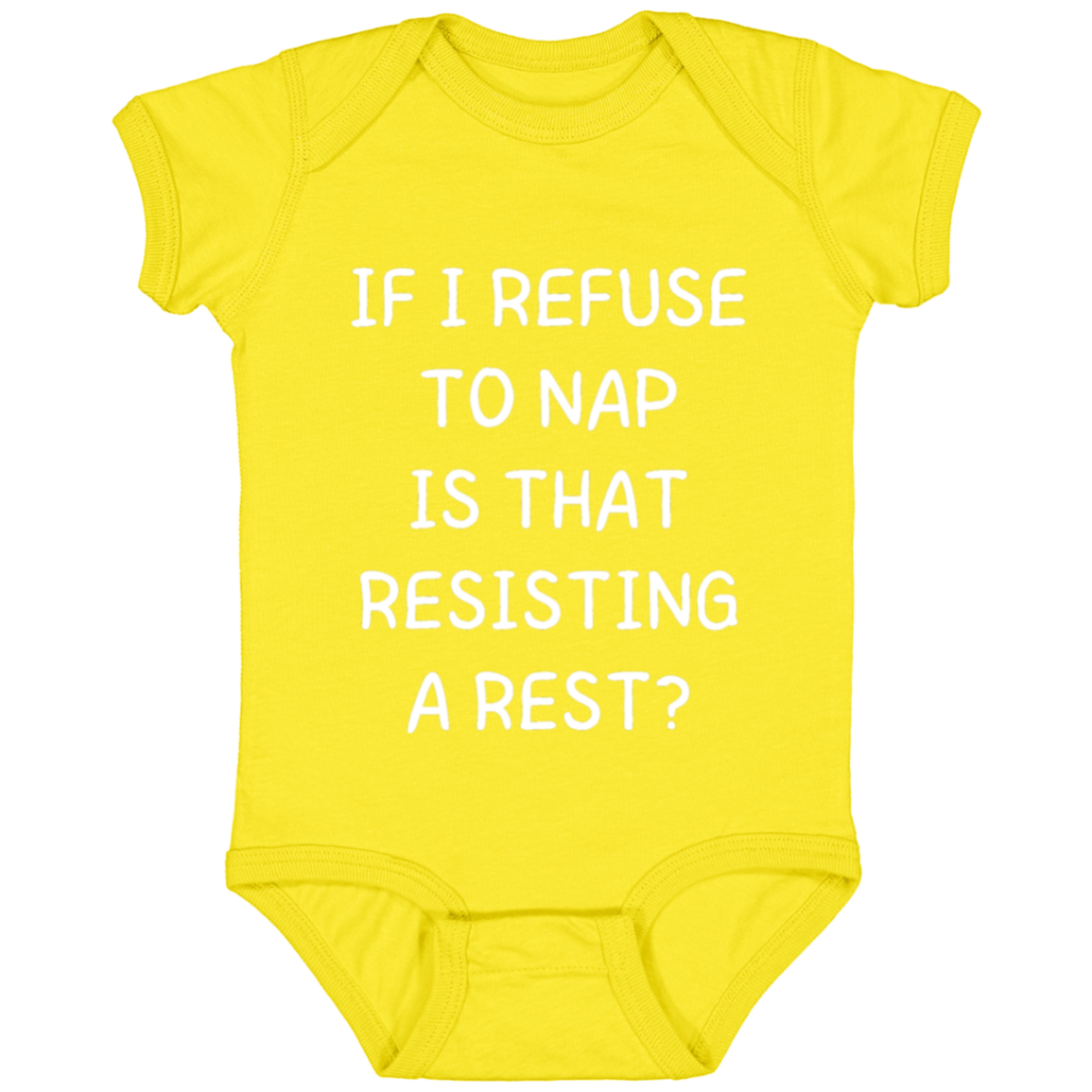 Baby Onesie Refuse To Nap | New Baby Gift