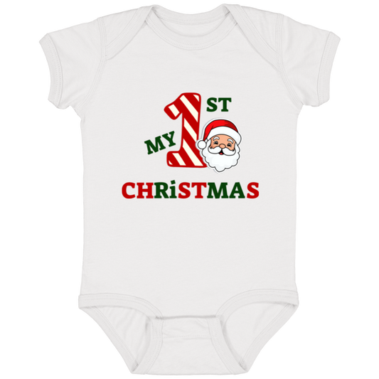 Baby Onesie Baby's 1st Christmas Santa | New Baby Gift