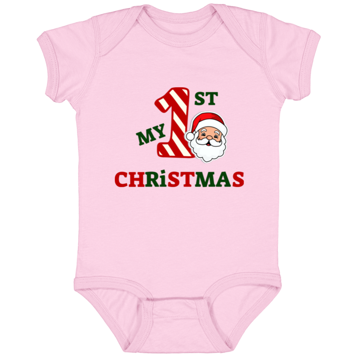 Baby Onesie Baby's 1st Christmas Santa | New Baby Gift