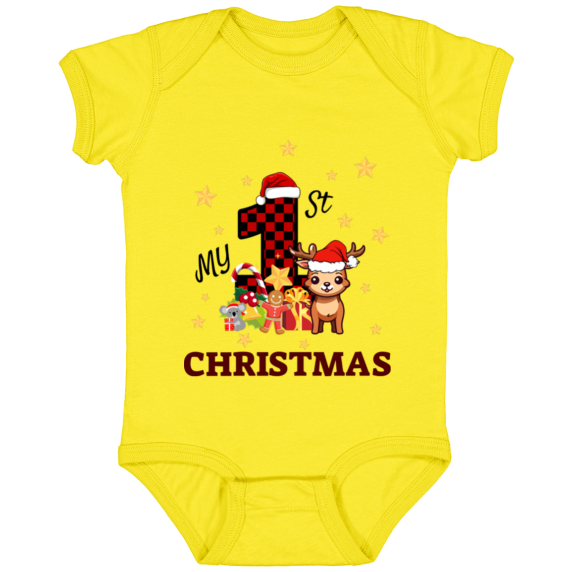 Baby Onesie Baby's First Christmas | New Baby Gift