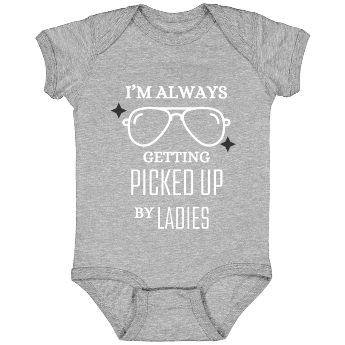 Baby Onesie Little Getting Picked Up | New Baby Gift