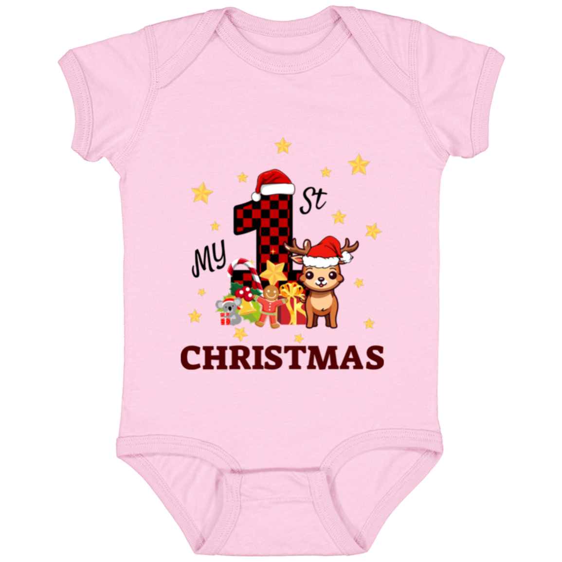 Baby Onesie Baby's First Christmas | New Baby Gift