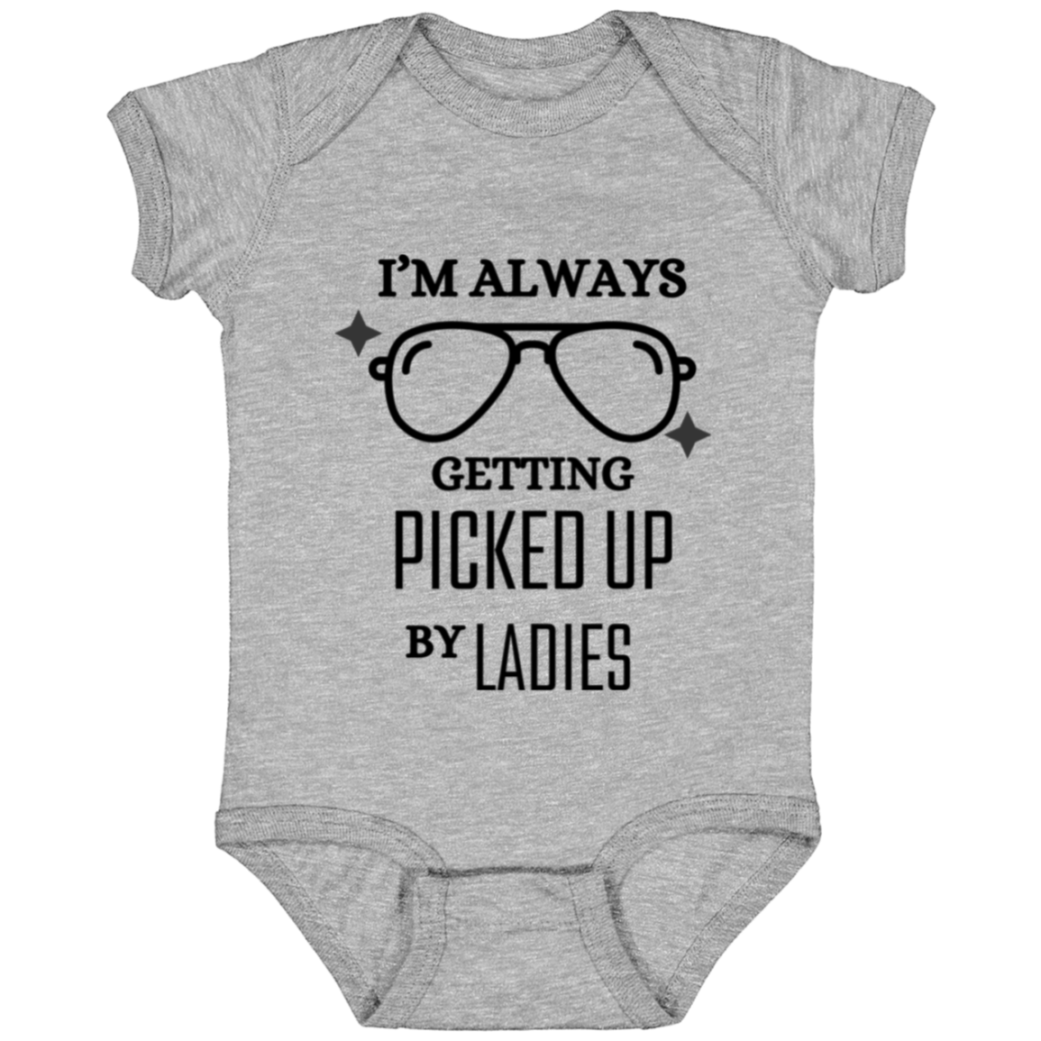 Baby Onesie Little Getting Picked Up | New Baby Gift