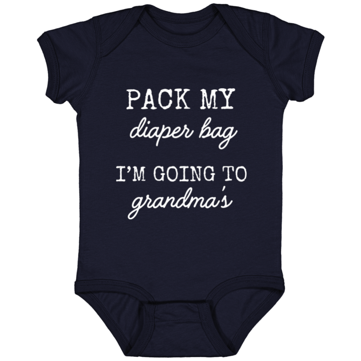 Baby Onesie Pack Diaper Bag For Grandmas | New Baby Gift