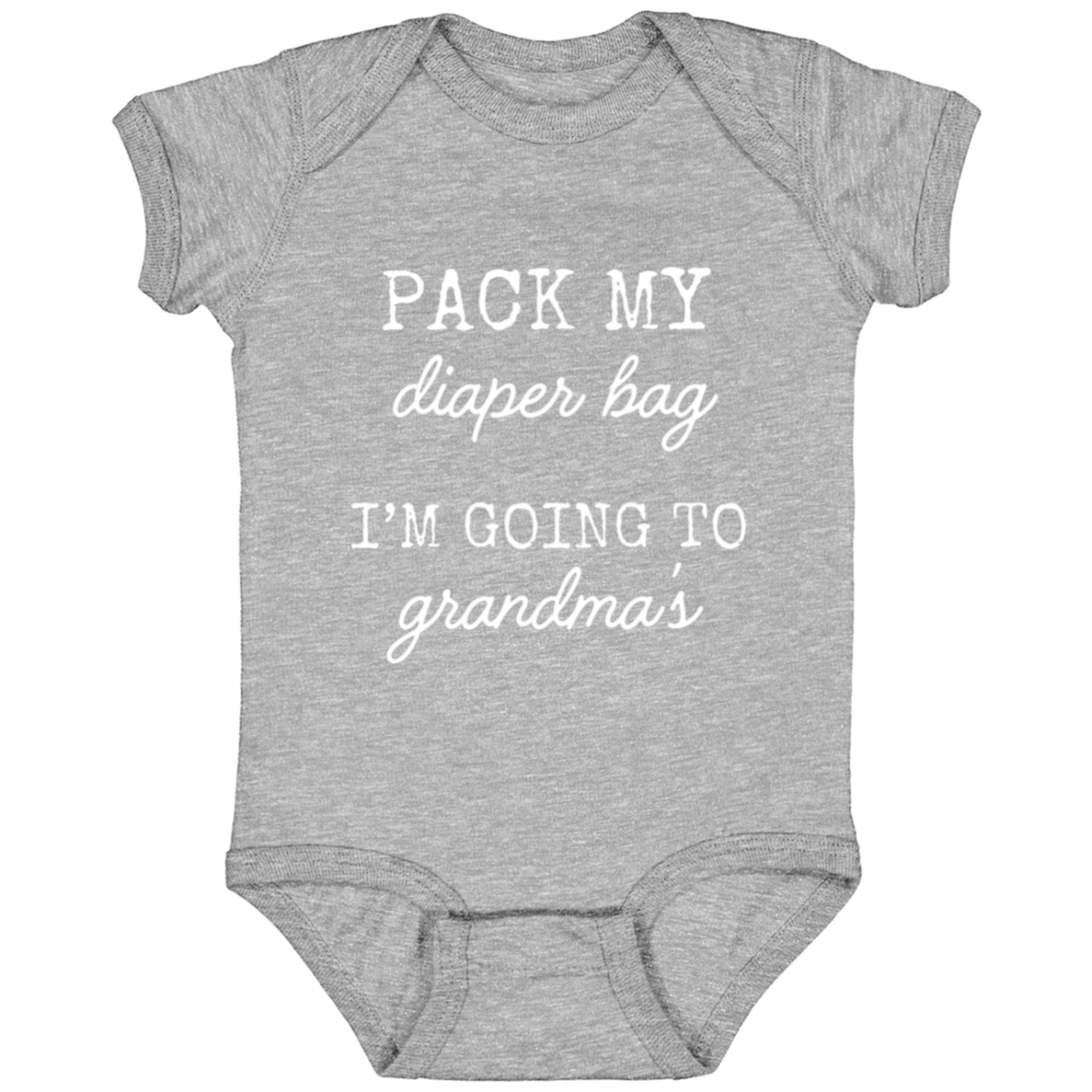 Baby Onesie Pack Diaper Bag For Grandmas | New Baby Gift