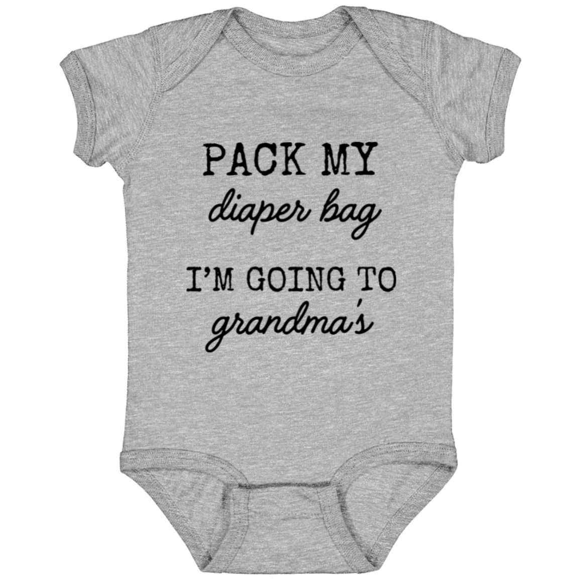 Baby Onesie Pack Diaper Bag For Grandmas | New Baby Gift