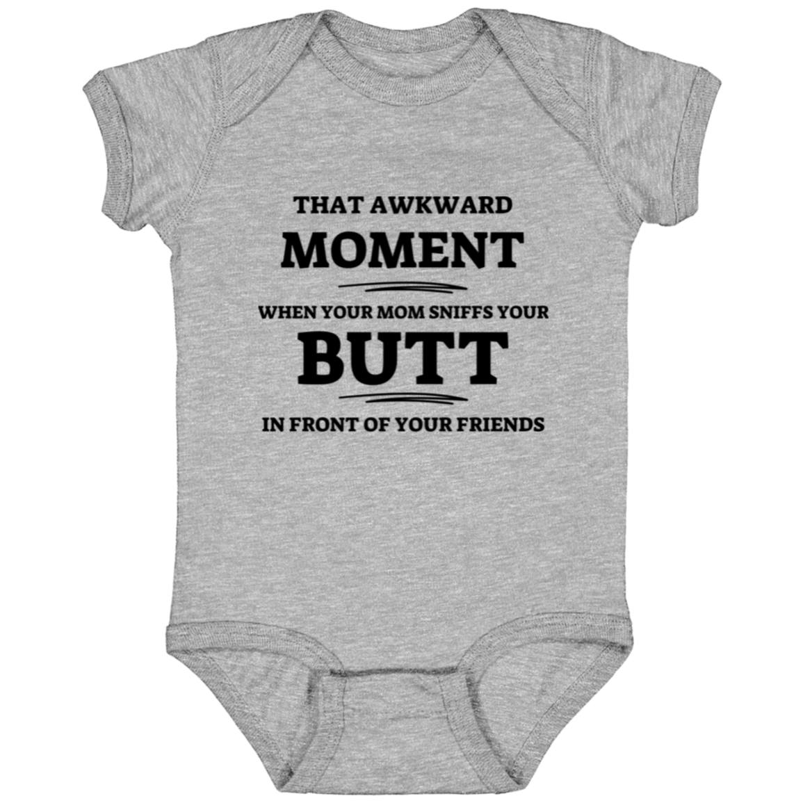 Baby Onesie Mom Sniffs Butt | New Baby Gift