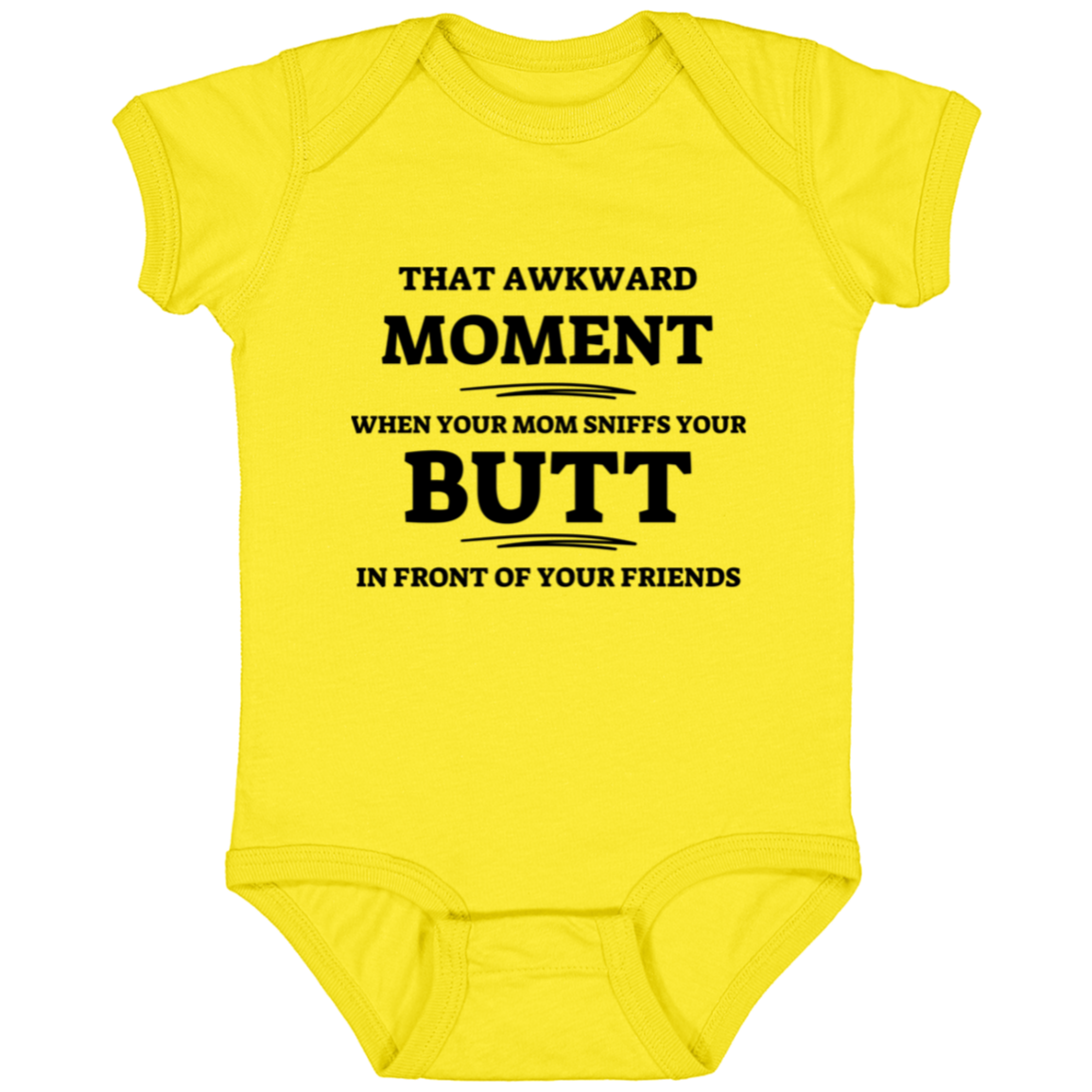 Baby Onesie Mom Sniffs Butt | New Baby Gift