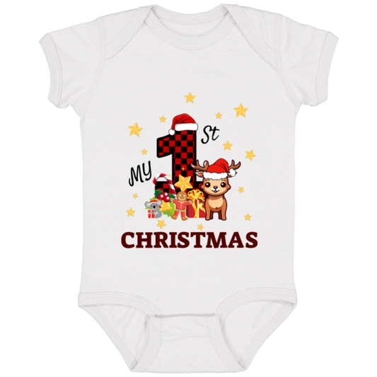 Baby Onesie Baby's First Christmas | New Baby Gift