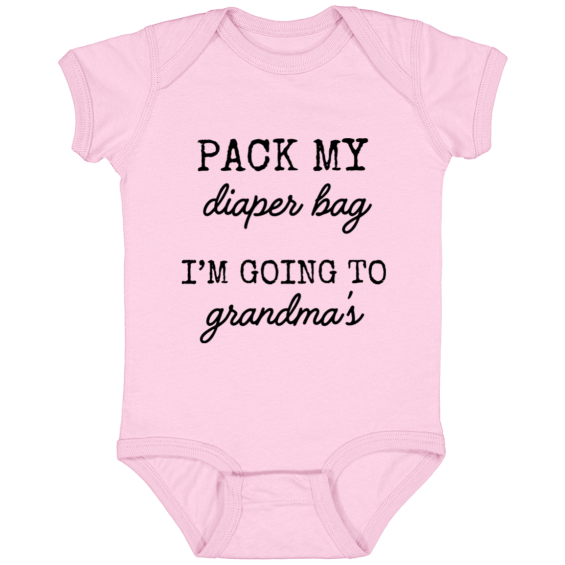 Baby Onesie Pack Diaper Bag For Grandmas | New Baby Gift