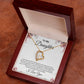 To My Daughter | Forever Love Necklace | Birthday Gift | Mother's Day Gift | Christmas Gift | Valentine's Day Gift | Graduation Gift | White Background
