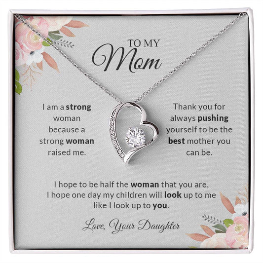 To My Mom | Thank You | Forever Love Necklace